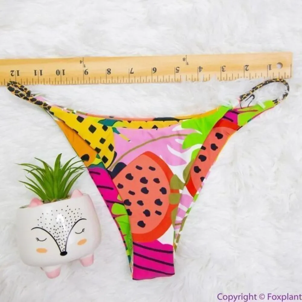 NEW Free People It’s now‎ cool String Bikini Bottom cheeky thong, S
